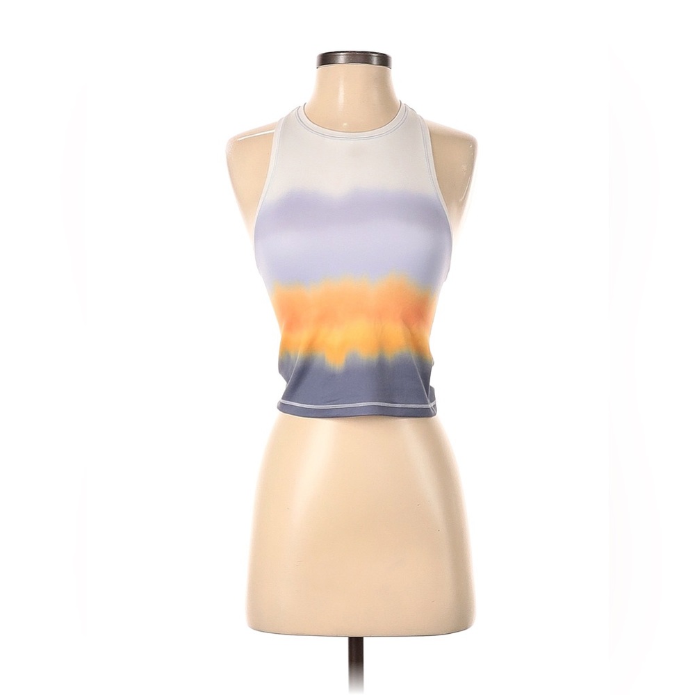 Athleta Mineral Wash Crop Tank Ombre